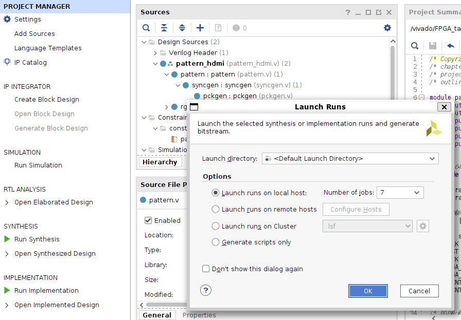 Bitstream generation flow