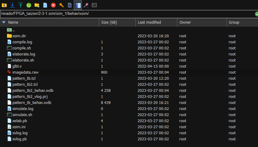 Generated raw file