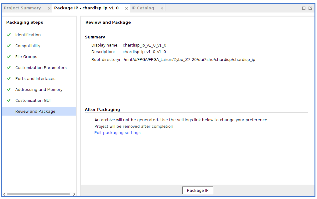 Re-package IP